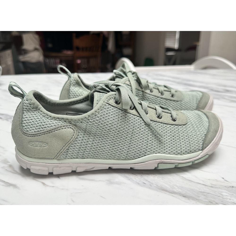 KEEN Hush Knit CNX Green Sneakers 1020372 Women Size 8.5 Contour Arch - Picture 2 of 13